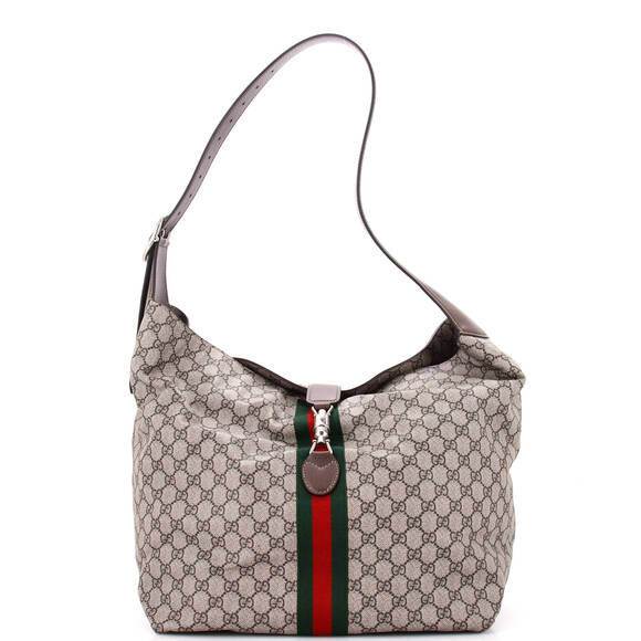 Gucci Jackie Soft Shoulder Bag Gg #182624G18B - Picture 1 of 10